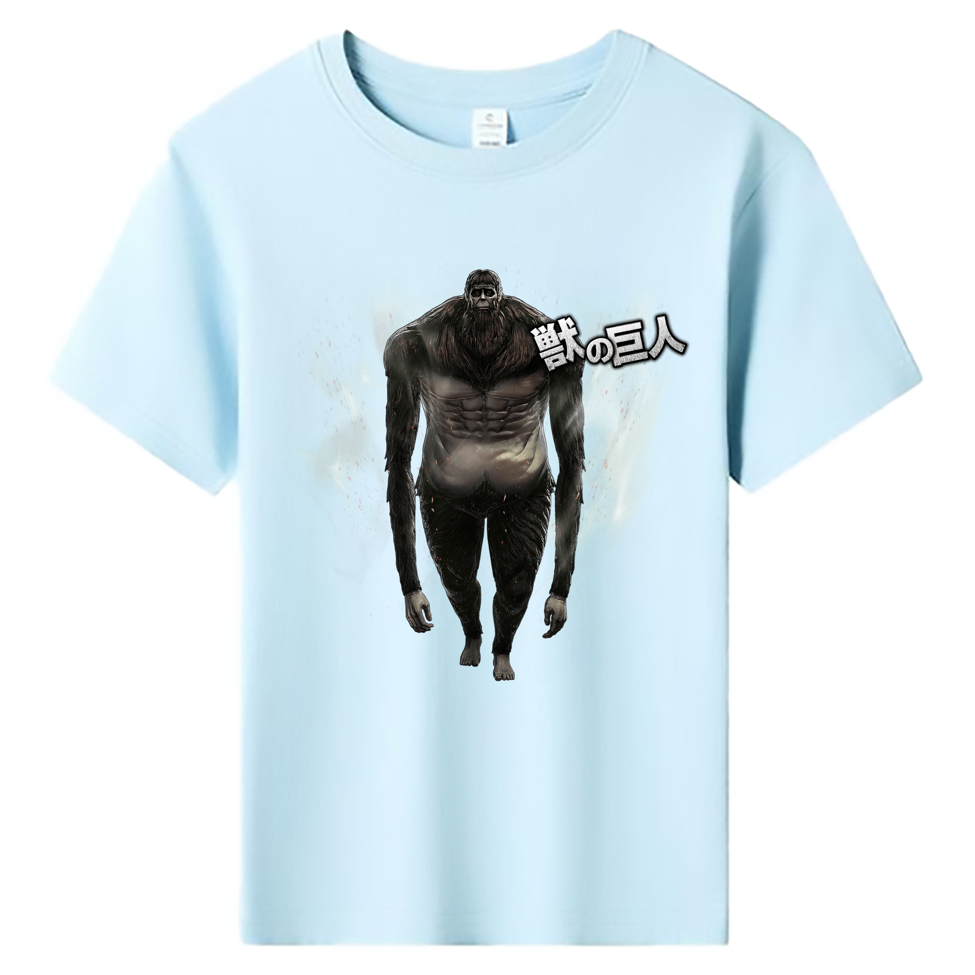 （画像用） 進撃の巨人 Attack on Titan 綿100％キッズTシャツ（フロントプリント）